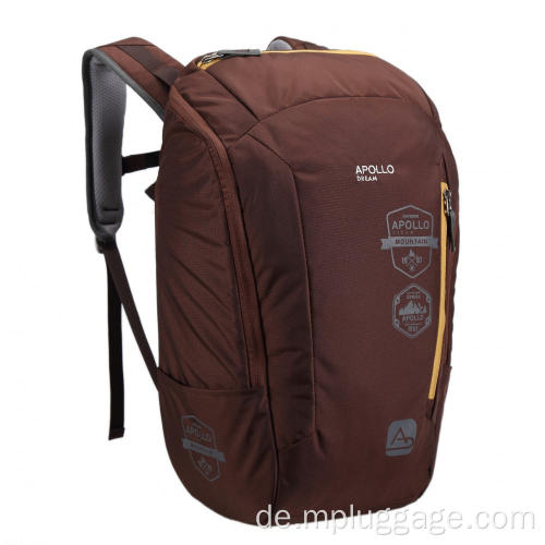 Rote Reisebeutel -Rucksack -Wanderausrüstung Schultasche